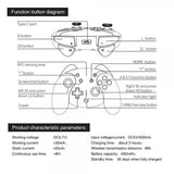Ipega-ohjain Nintendo Switchille Valkoinen Sininen