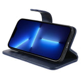 Nordic Covers iPhone 14 Pro Essential Leather -suojakotelo, Heron Blue