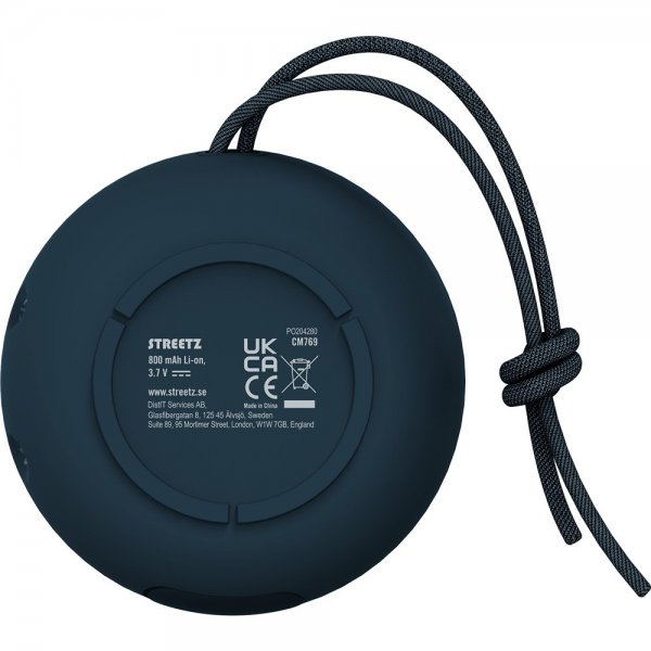 Streetz-kaiutin S200 Waterproof Bluetooth Speaker, sininen