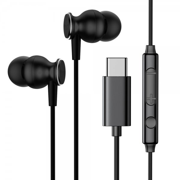 Joyroom Kuulokkeet JR-EC04 USB-C Musta