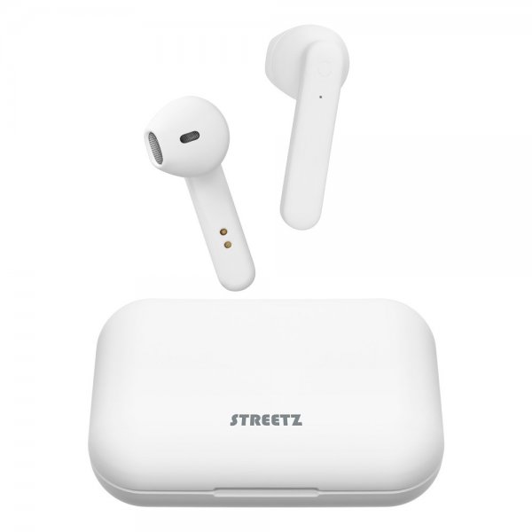 Streetz Kuulokkeet T110 Wireless Earbuds Semi-In-Ear Valkoinen