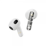 Streetz Kuulokkeet T150 Läpinäkyvät True Wireless Nappikuulokkeet Valkoinen