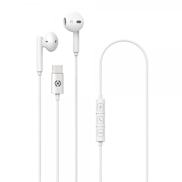 Celly kuulokkeet UP1100 USB-C Valkoinen