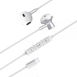Xqisit USB-C nappikuulokkeet, valkoinen