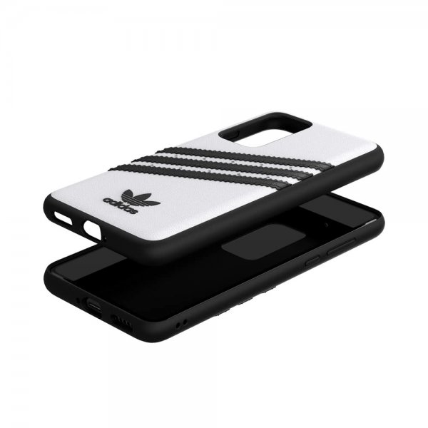 Adidas Huawei P40 Kuori OR 3 Stripes Snap Case Valkoinen Musta