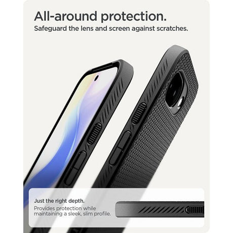 Spigen Google Pixel 10a Kuori Liquid Air Mattamusta