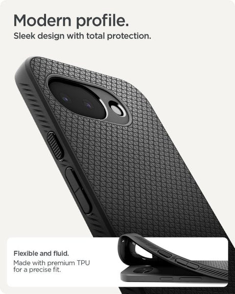 Spigen Google Pixel 10a Kuori Liquid Air Mattamusta