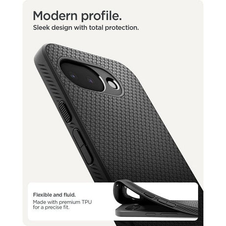 Spigen Google Pixel 10a Kuori Liquid Air Mattamusta