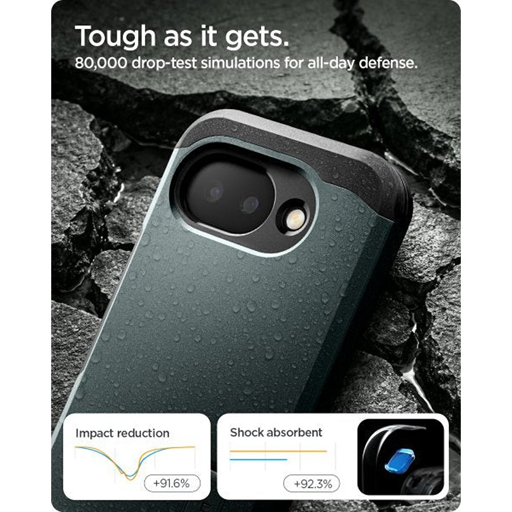 Spigen Google Pixel 10a Kuori Tough Armor MagFit Abyss Green