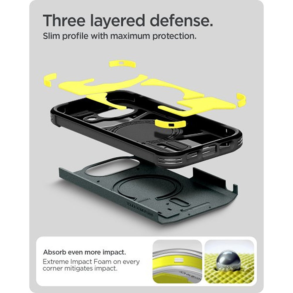 Spigen Google Pixel 10a Kuori Tough Armor MagFit Abyss Green