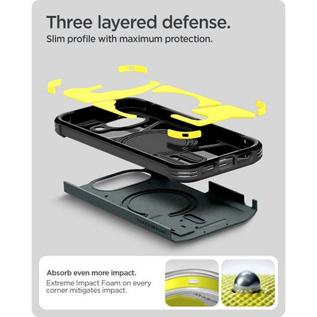 Spigen Google Pixel 10a Kuori Tough Armor MagFit Abyss Green