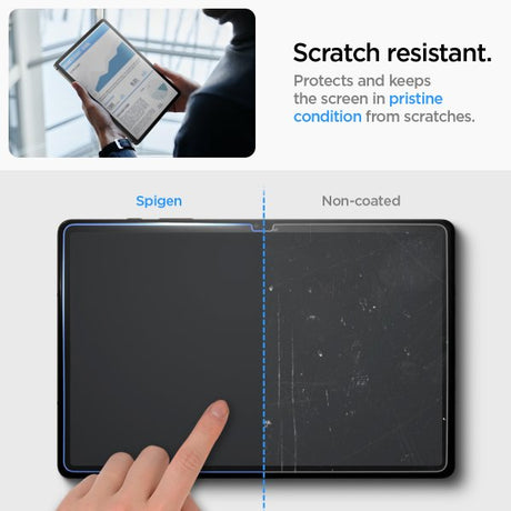 Spigen Samsung Galaxy Tab S9 Plus/Galaxy Tab S10 Plus -näytönsuoja GLAS.tR EZ Fit