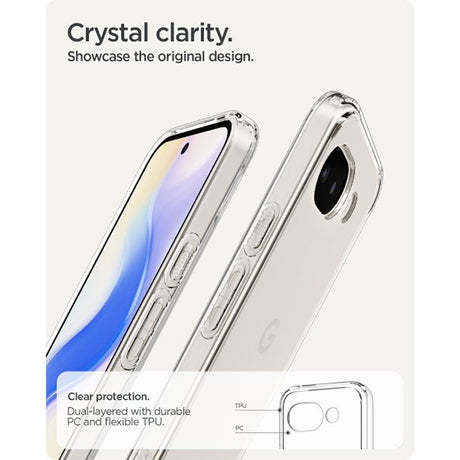 Spigen Google Pixel 10a Kuori Ultra Hybrid Crystal Clear
