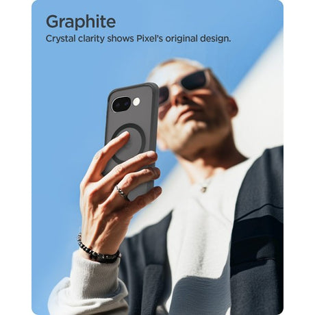 Spigen Google Pixel 10a Suojakuori Ultra Hybrid MagFit Frost Black