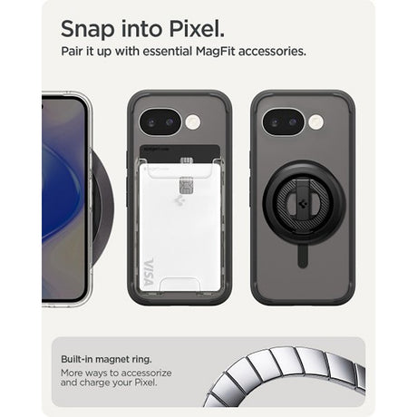 Spigen Google Pixel 10a Suojakuori Ultra Hybrid MagFit Frost Black