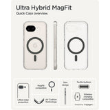 Spigen Google Pixel 10a -suojakuori Ultra Hybrid MagFit Clear Graphite