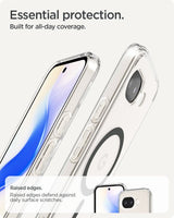 Spigen Google Pixel 10a -suojakuori Ultra Hybrid MagFit Clear Graphite