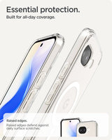 Spigen Google Pixel 10a -suojakuori Ultra Hybrid MagFit Clear White