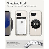 Spigen Google Pixel 10a -suojakuori Ultra Hybrid MagFit Clear White
