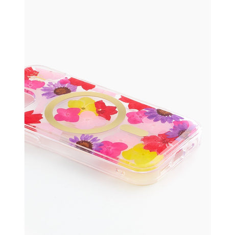 Ideal of Sweden iPhone 13/14/15/16e/17e Kuori Clear Case MagSafe Tropical Floral
