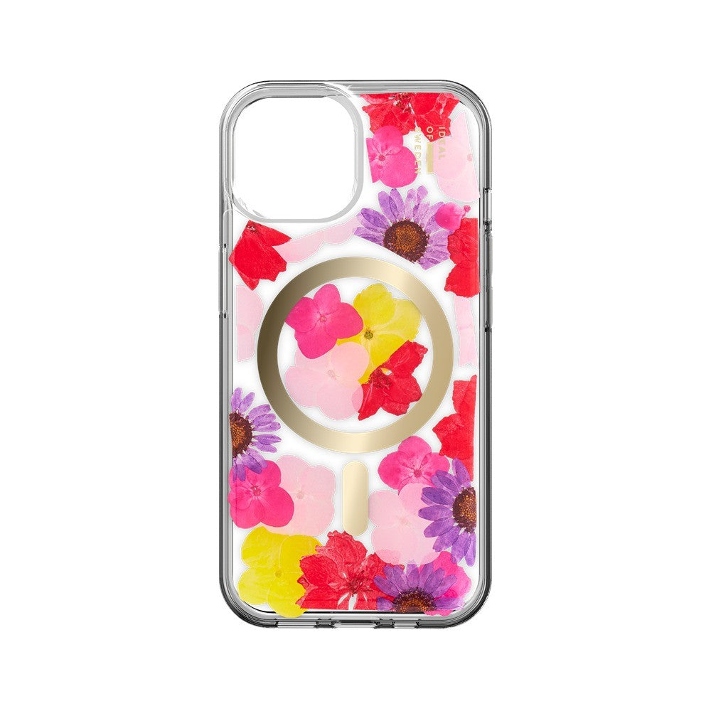 Ideal of Sweden iPhone 13/14/15/16e/17e Kuori Clear Case MagSafe Tropical Floral