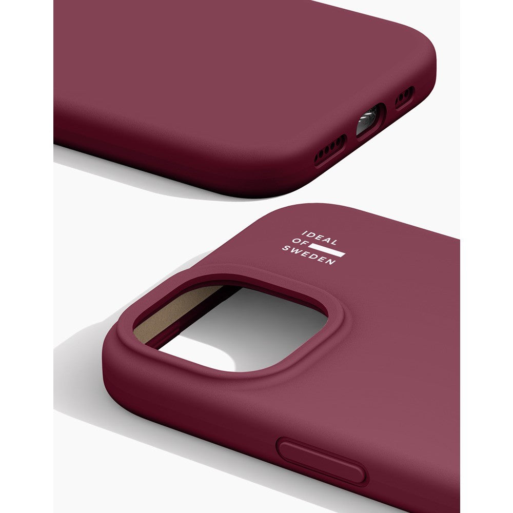 Ideal of Sweden iPhone 13/14/15/16e/17e Kuori Silicone Case MagSafe Fine Wine
