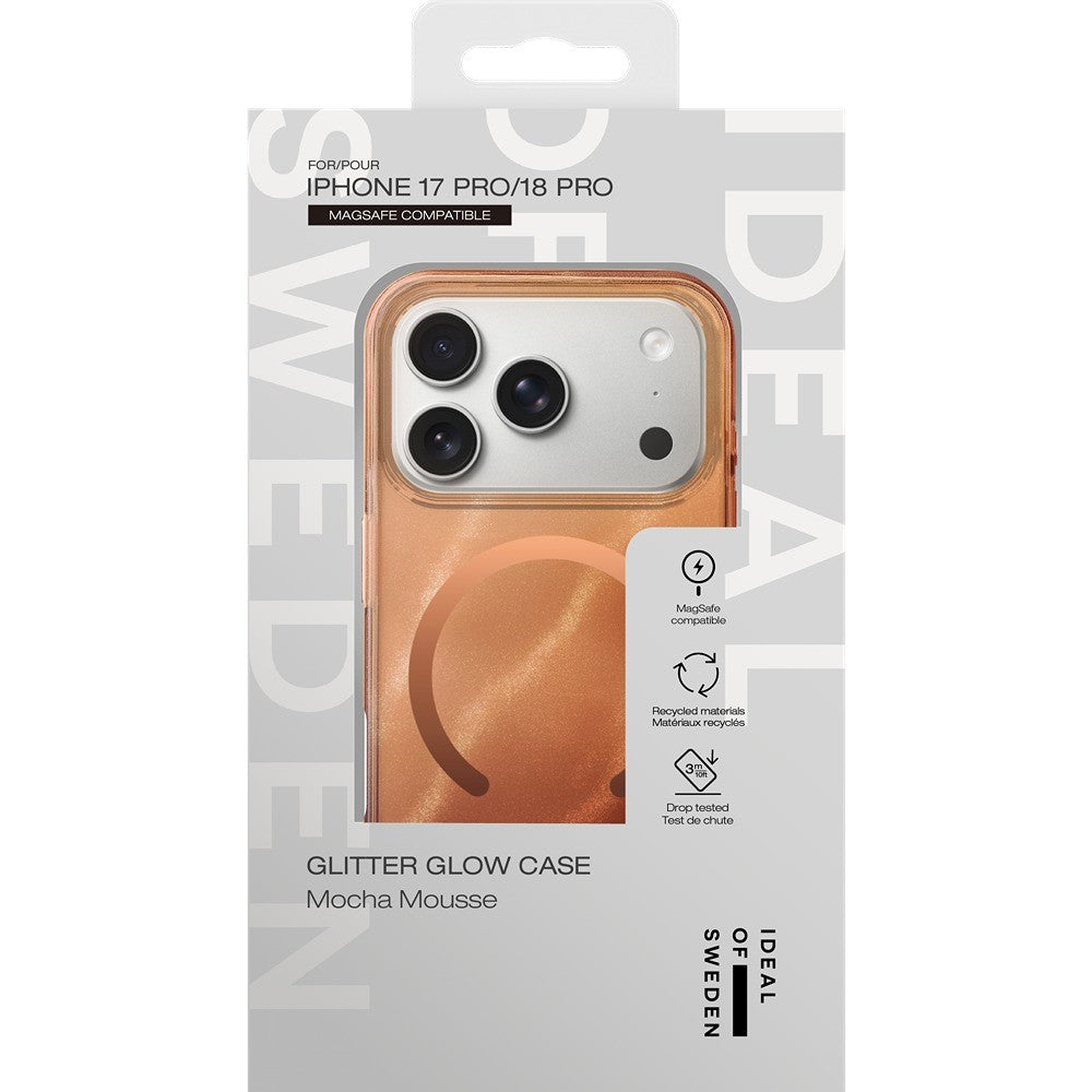 Ideal of Sweden iPhone 17 Pro/iPhone 18 Pro Kuori kirkas MagSafe Mocha Mousse