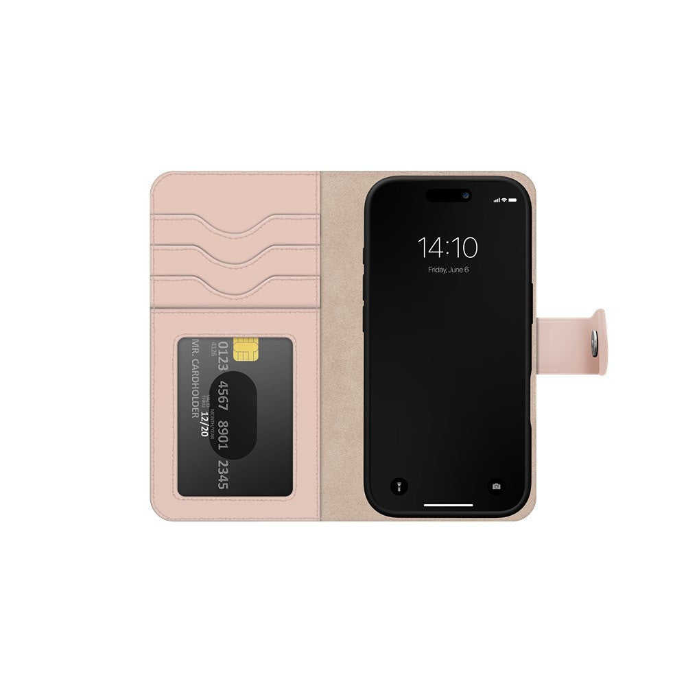 Ideal of Sweden iPhone 17 Pro Max/iPhone 18 Pro Max Kotelo Magnet Wallet+ MagSafe Vaaleanpunainen