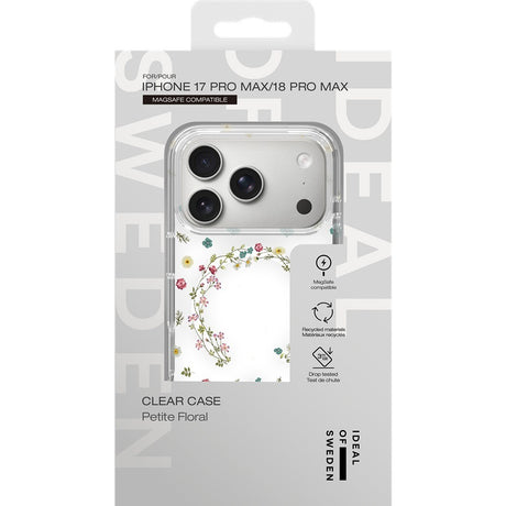 Ideal of Sweden iPhone 17 Pro Max/iPhone 18 Pro Max Kuori Clear Case MagSafe Petite Floral
