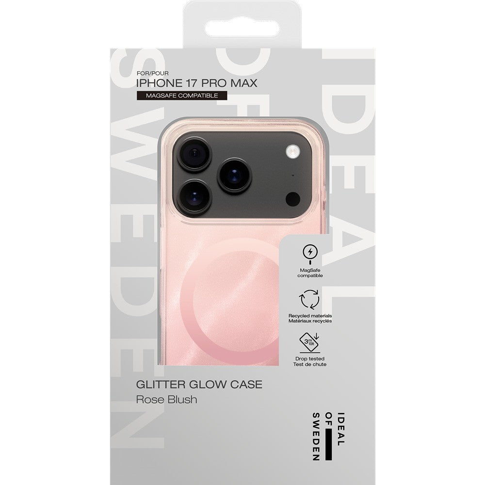 Ideal of Sweden iPhone 17 Pro Max/iPhone 18 Pro Max Kuori Clear Case MagSafe Rose Blush