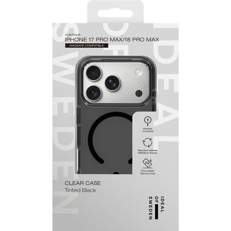 Ideal of Sweden iPhone 17 Pro Max/iPhone 18 Pro Max Kuori Clear Case MagSafe Tinted Black