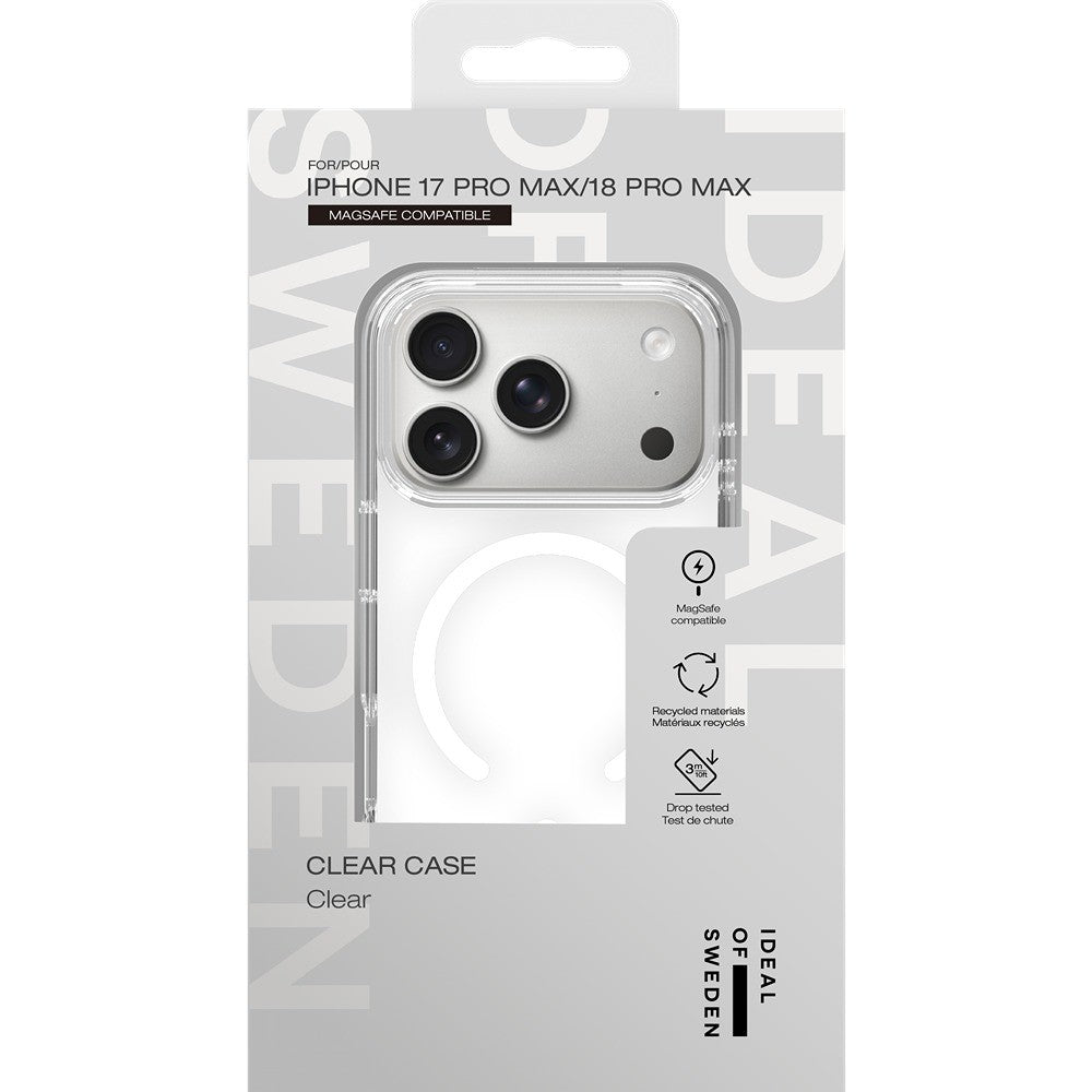 Ideal of Sweden iPhone 17 Pro Max/iPhone 18 Pro Max Kuori Clear Case MagSafe Kirkas