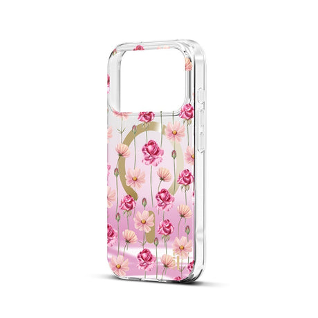 Ideal of Sweden iPhone 17 Pro Max/iPhone 18 Pro Max Kuori Mirror Case MagSafe Rose Blush Floral