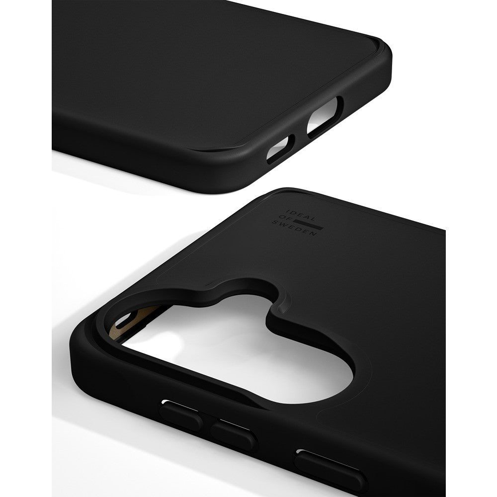 Ideal of Sweden Samsung Galaxy A37 Kuori Silicone Case MagSafe Musta