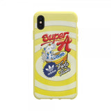 Adidas iPhone Xs Max kuori OR Moulded Case Bodega FW19 Shock Yellow