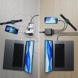 Satechi ChargeView 140W -pöytälaturi, avaruusmusta
