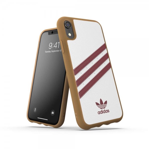 Adidas iPhone Xr Kuoret OR Moulded Case PU SS19 Valkoinen Punainen
