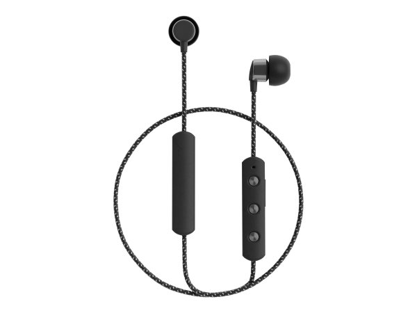 Sudio Tio Langattomat In-Ear-kuulokkeet Punottu johto Musta