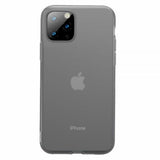Baseus iPhone 11 Pro Max -kuori, Jelly Liquid Silicone, musta