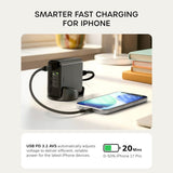 Satechi ChargeView 140W -pöytälaturi, avaruusmusta