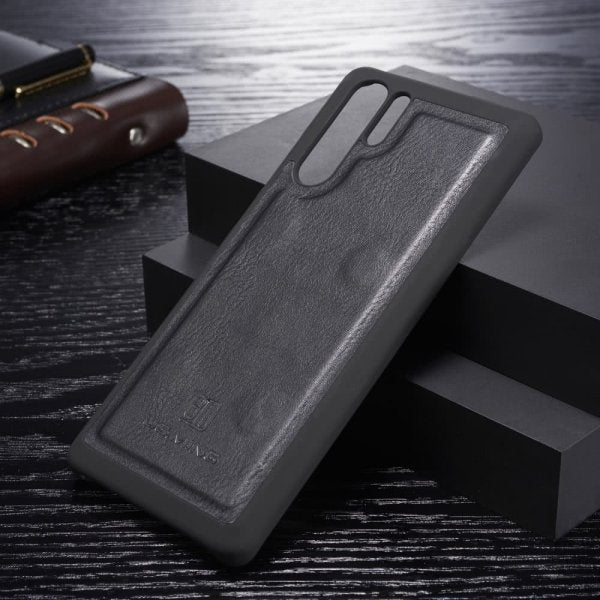 Dg.Ming Huawei P30 Pro lompakkokotelo irrotettavalla kuorella musta