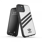 Adidas iPhone 11 Pro Kuori OR 3 Stripes Snap Case PU FW19 Valkoinen Musta