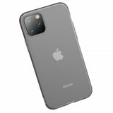 Baseus iPhone 11 Pro Max -kuori, Jelly Liquid Silicone, musta