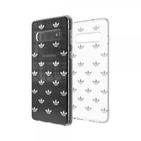 Adidas Samsung Galaxy S10 -suojakuori tai Snap Case Entry SS19 läpinäkyvä hopea