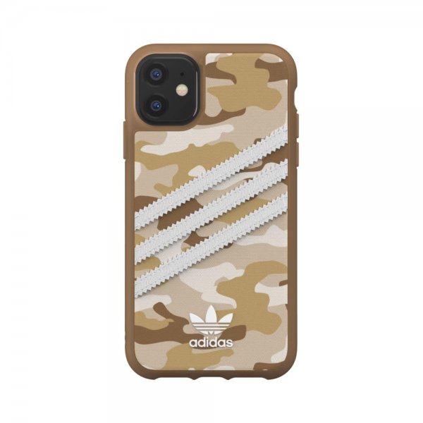 Adidas iPhone 11 -suojakuori tai Moulded Case Camo FW19 Raw Gold