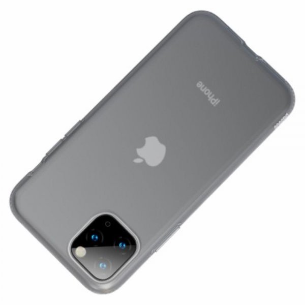 Baseus iPhone 11 Pro -kuoret, Jelly Liquid Silica Gel, musta