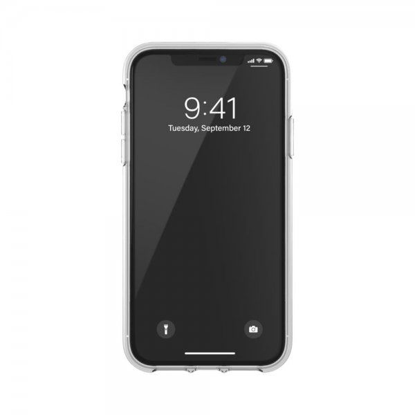 Adidas iPhone 11 -suojakuori Snap Case ENTRY FW19 Transparent Silver