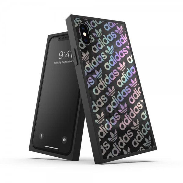 Adidas iPhone X/Xs Kuori OR Square Case FW19 Musta Holografinen