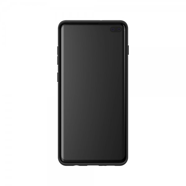 Adidas Samsung Galaxy S10 Plus -suojakuori TAI 3-Stripes Snap Case SS19, musta/valkoinen