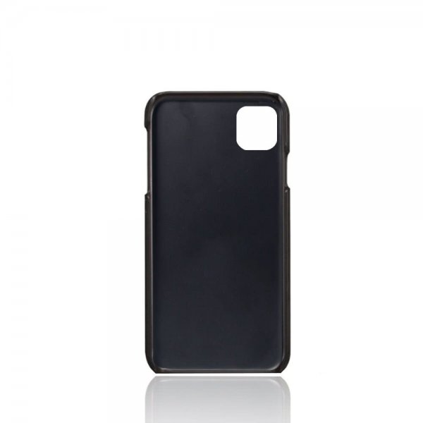 iPhone 11 -suojakuori, jossa kaksi korttipaikkaa, musta